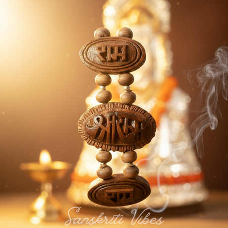 Ram Ram Naam Tulsi Beads Bracelet – Classic for Spiritual Blessings - Retail Maharaj
