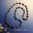 Pure Silver Shyma Tulsi Mridangam Beads Mala – 20 Inch Handcrafted Spiritual Necklace, 92.5% Sterling Silver - Retail Maharaj