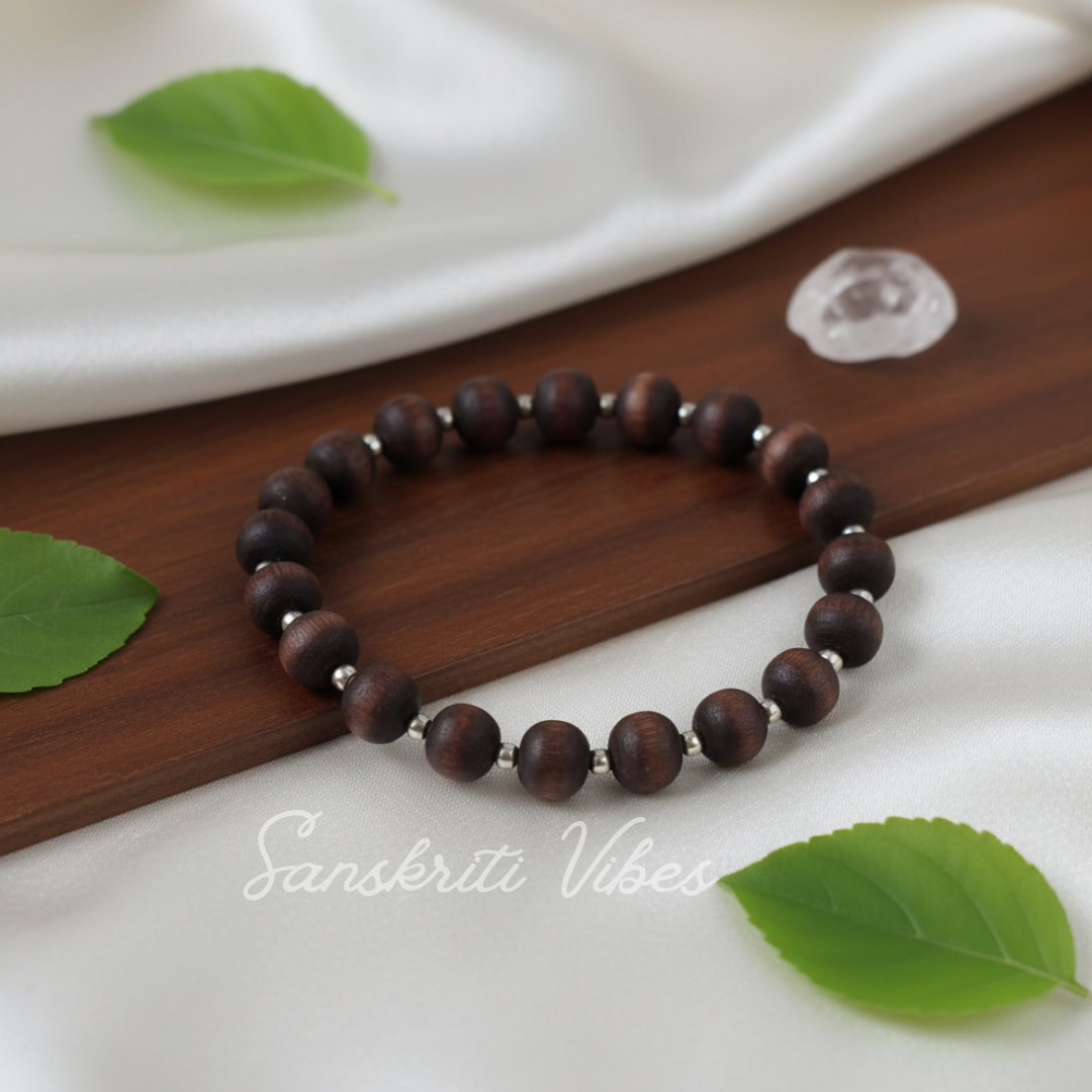 Natural Original Tulsi Beads Bracelet – Spiritual and Authentic Jewelry - Retail Maharaj