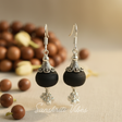 Sterling Silver Beautifully Designed Tulsi Earrings – Elegant Spiritual Jewelry - Retail Maharaj