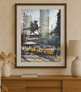 Premium Heritage Cityscape – "Shyambazar Netaji Murti" A3 Watercolour