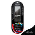 Silver Brush Black Velvet Round Watercolor Brush Set of 7 - Retail Maharaj