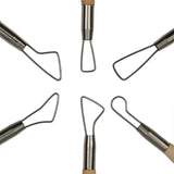 KeepSmiling Single End Tools Set for Clay / Polymer / Ceramic – Set of 6 - Retail Maharaj
