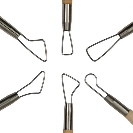 KeepSmiling Single End Tools Set for Clay / Polymer / Ceramic – Set of 6 - Retail Maharaj