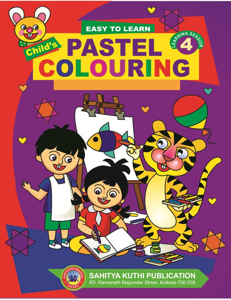 Childs Pastel Colouring - 4 - Retail Maharaj