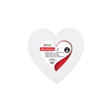 Professional Heart Shaped Stretched Canvas for Acrylic and Oil Painting - Retail Maharaj