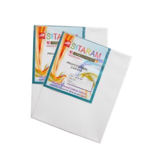 Professional Stretched Canvas 100 Percent Cotton Pre Primed Artist Canvas - Retail Maharaj