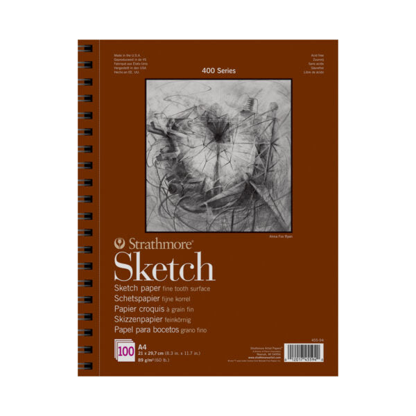 Strathmore 400 Series Sketch Paper Pad Wire Bound - Retail Maharaj
