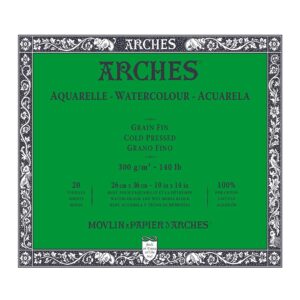 Arches Watercolour Cold Pressed 20 Sheets Blocks - Retail Maharaj