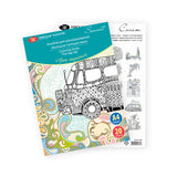 Sonnet The Big Trip Adult Colouring Book A4 Art Therapy Edition - Retail Maharaj