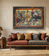 Premium Large Abstract Fine Art – "Splatted"