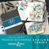 Stillman and Birn Epsilon Series Smooth White Sketchbook for Pen Ink and Mixed Media - Retail Maharaj