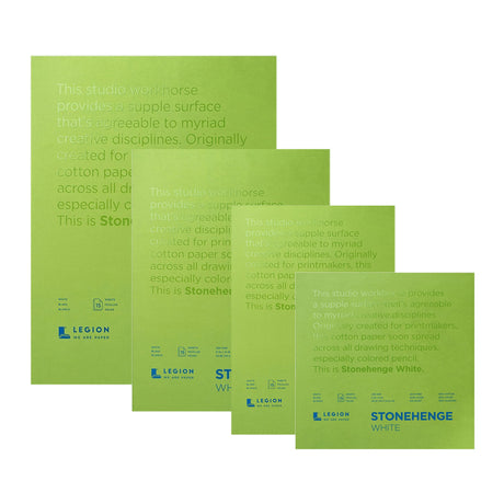 Legion Stonehenge White Drawing Pad – 250 GSM, 100% Cotton (Open Stock) - Retail Maharaj