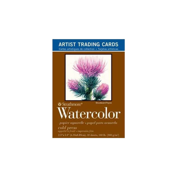 Strathmore 400 Series Watercolor Artist Trading Cards Cold Press Pack - Retail Maharaj