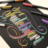 ZIG Fudebiyori Metallic Brush Pen – Individual Colours (Open Stock) - Retail Maharaj
