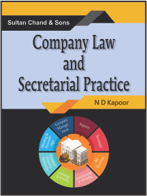 Company Law and Secretarial Practice For B Com,CA,CS,CMA, B Com Secretaryship and other Commerce Courses for All Indian University - Retail Maharaj