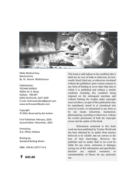 Make Medical Easy BIOCHEMISTRY (English version) - Retail Maharaj