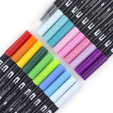 Tombow Dual Brush Pen Set of 20 Colours – Perfect Blends Palette - Retail Maharaj
