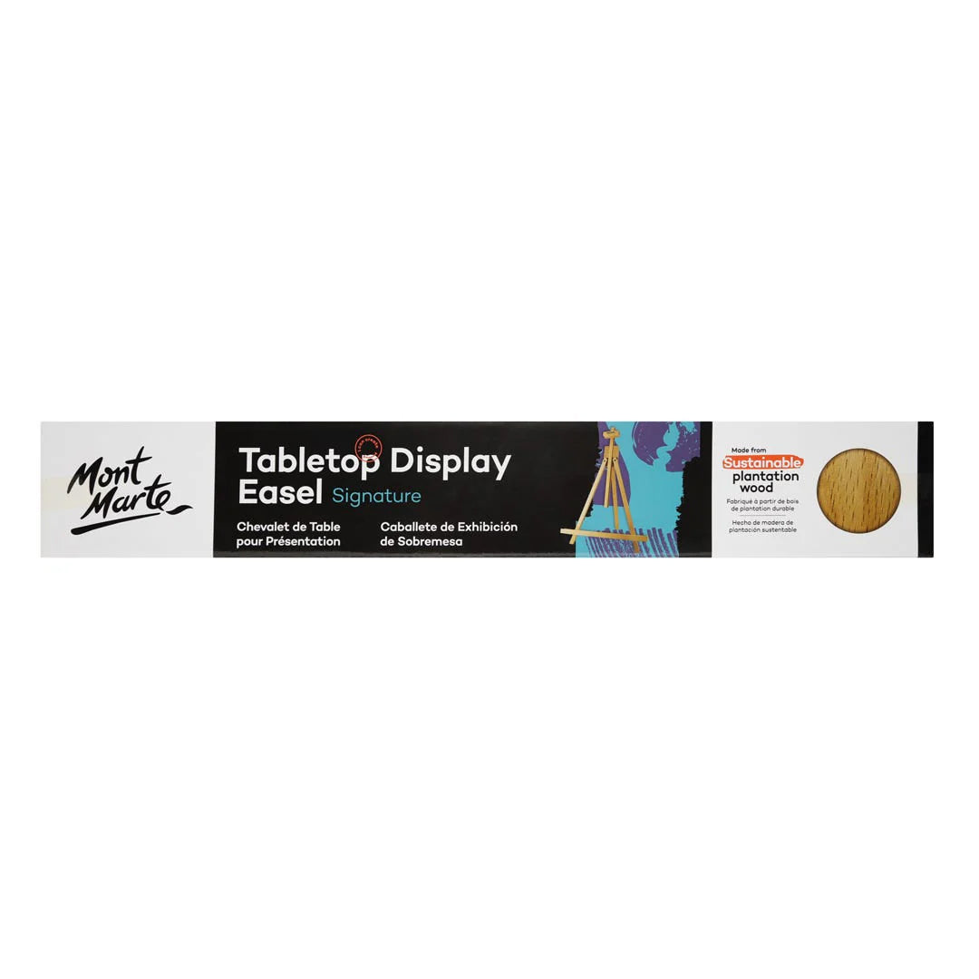 Mont Marte Signature Tabletop Display Easel for Art and Presentation - Retail Maharaj