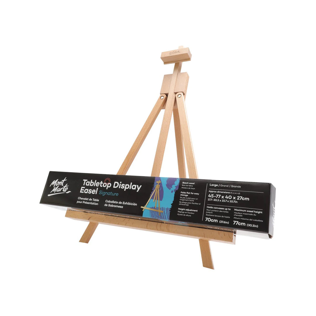 Mont Marte Signature Tabletop Display Easel for Art and Presentation - Retail Maharaj