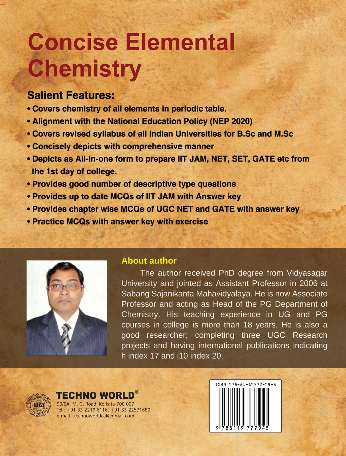 Concise Elemental Chemistry (CCFUP Major Minor) (English Version) - Retail Maharaj