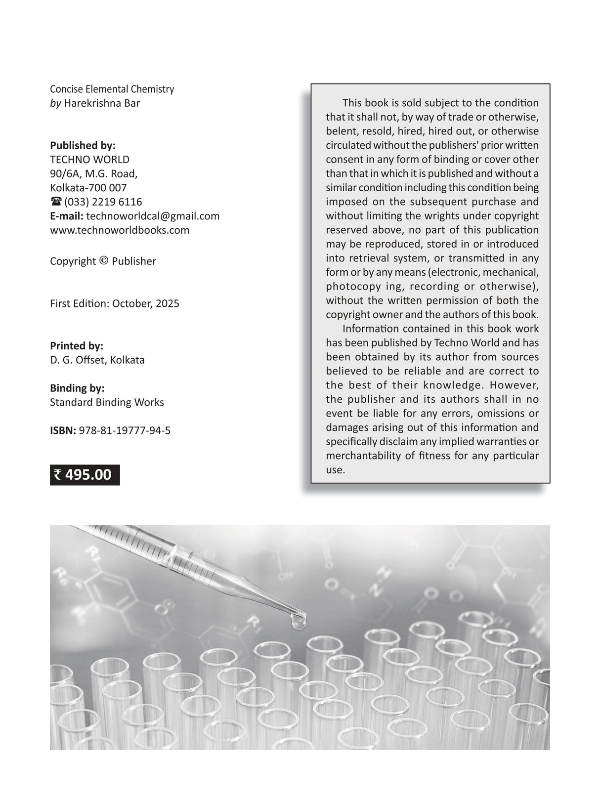 Concise Elemental Chemistry (CCFUP Major Minor) (English Version) - Retail Maharaj