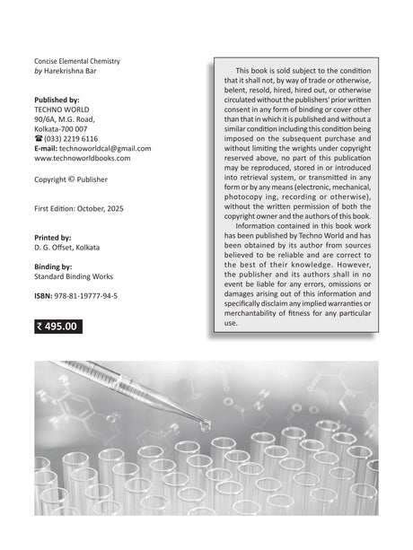 Concise Elemental Chemistry (CCFUP Major Minor) (English Version) - Retail Maharaj