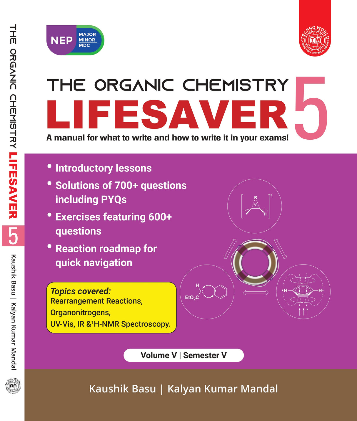 The Organic Chemistry Lifesaver 5 Volume V, Semester V (English Version) - Retail Maharaj