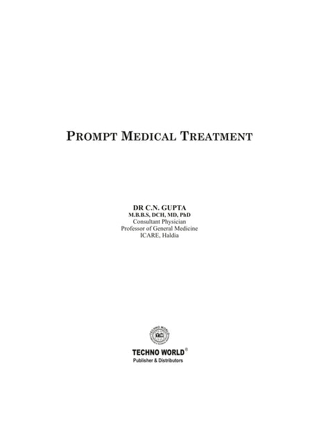 Prompt Treatment Medical 2nd Edition (English Version) - Retail Maharaj