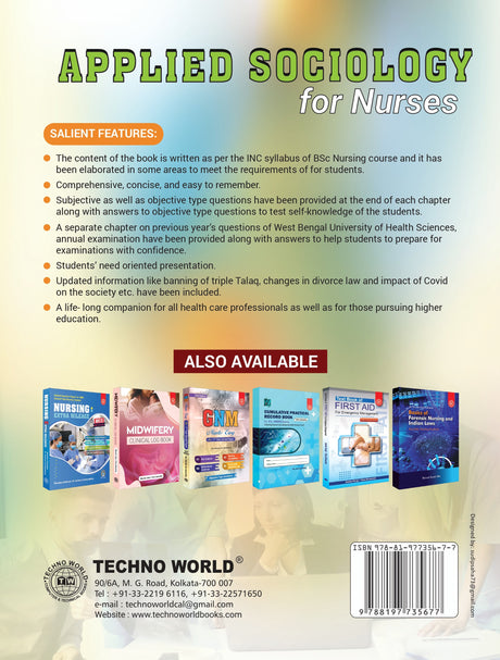 Applied Sociology For Nurses (English version) - Retail Maharaj
