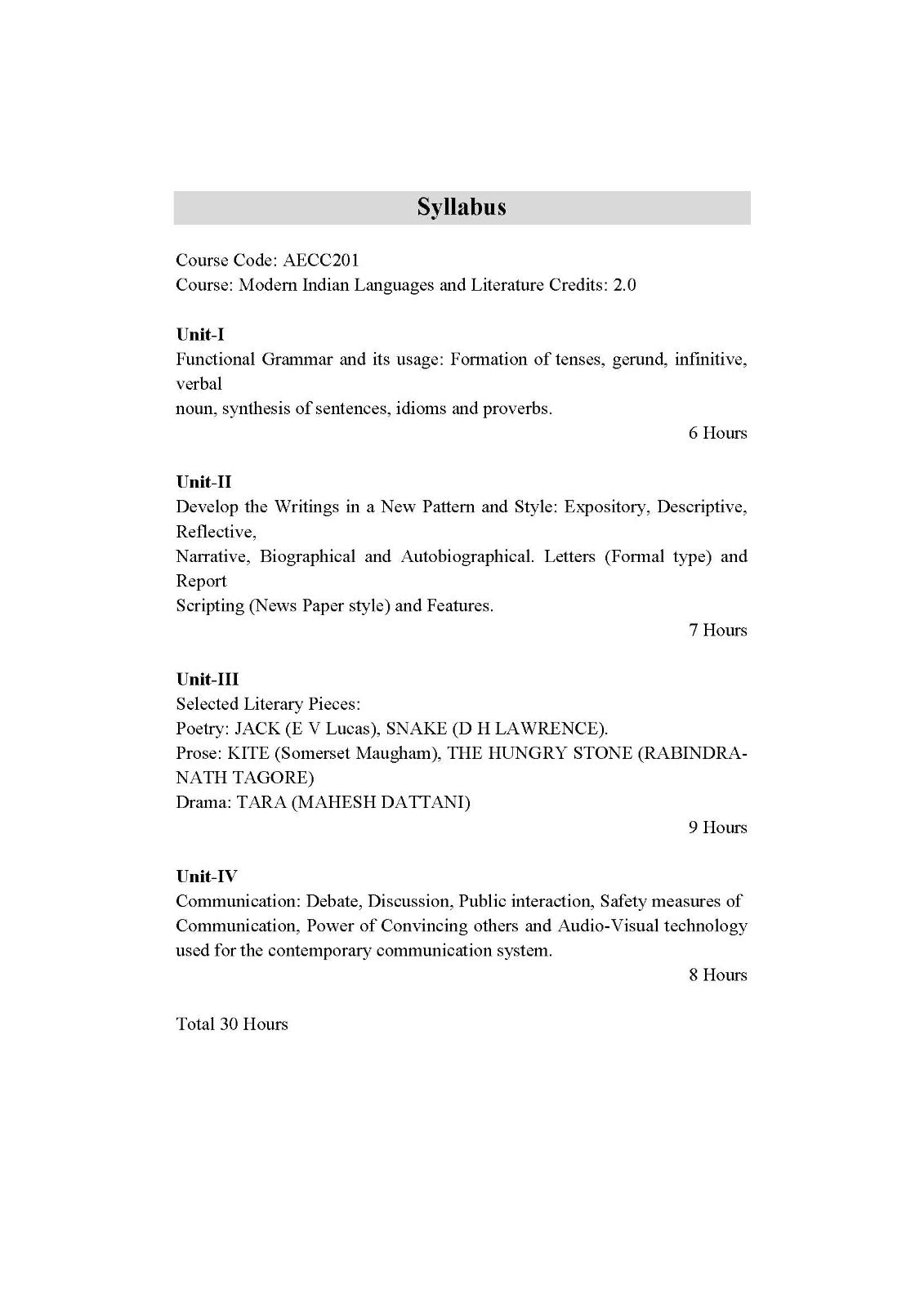 Modern Indian Languages & Literature (English version)