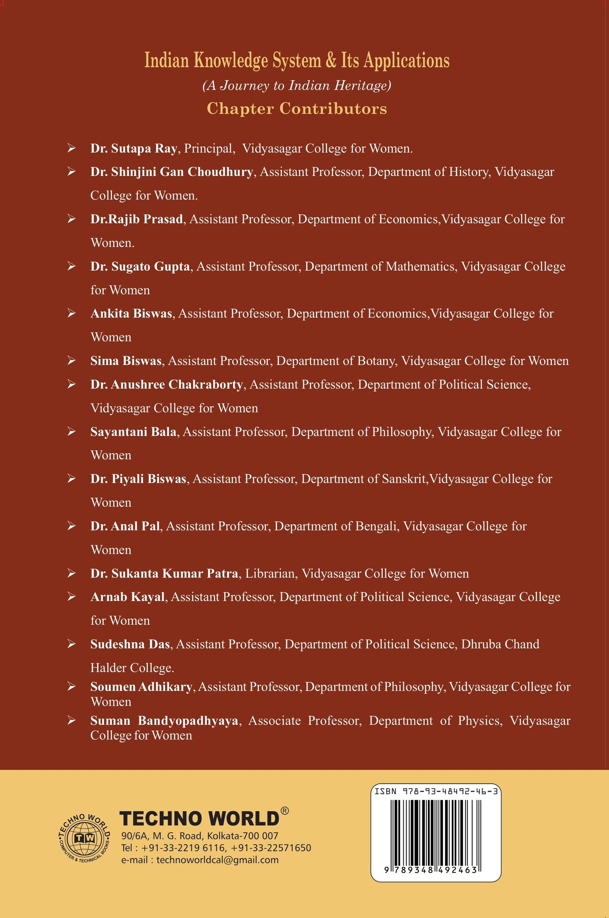 Indian Knowledge System & Its Applications [A Journey To Indian Heritage] (English version) - Retail Maharaj