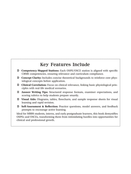 CBME ESSENTIALS OSPE & OSCE: A PRACTICAL GUIDE IN PHYSIOLOGY And MEDICINE (ENGLISH VERSION) - Retail Maharaj