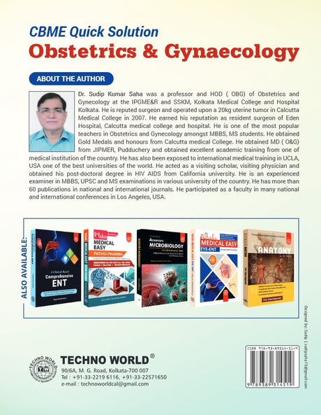 CBME Quick Solution Obstetrics & Gynaecology With Practical (English Version) 2nd Edition - Retail Maharaj