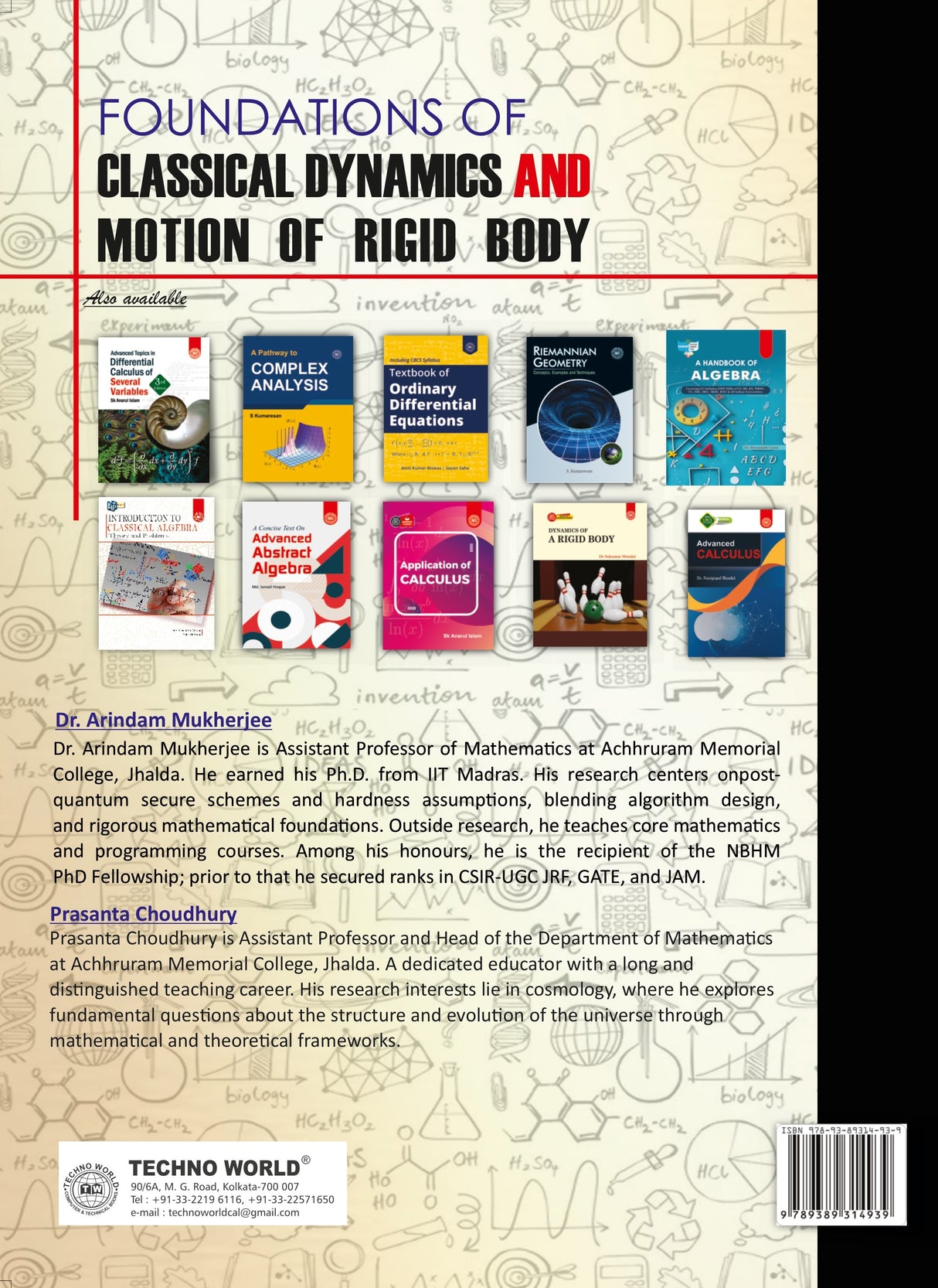Foundations of Classical Dynamics and Motion of Rigid Body (English Version) - Retail Maharaj