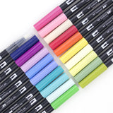 Tombow Dual Brush Pen Set – Floral Palette (20 Colours with Blender) - Retail Maharaj