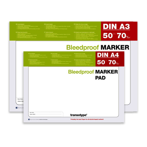Transotype Bleed Proof Marker Pad 70 GSM - Retail Maharaj