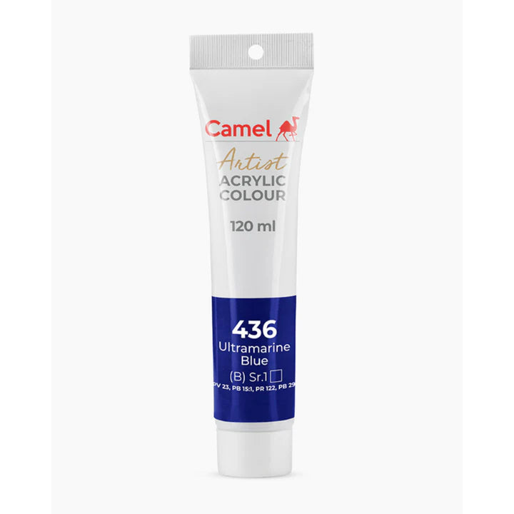 Camel Artist Acrylic Colours (Individual Tube of 120ml) - Retail Maharaj