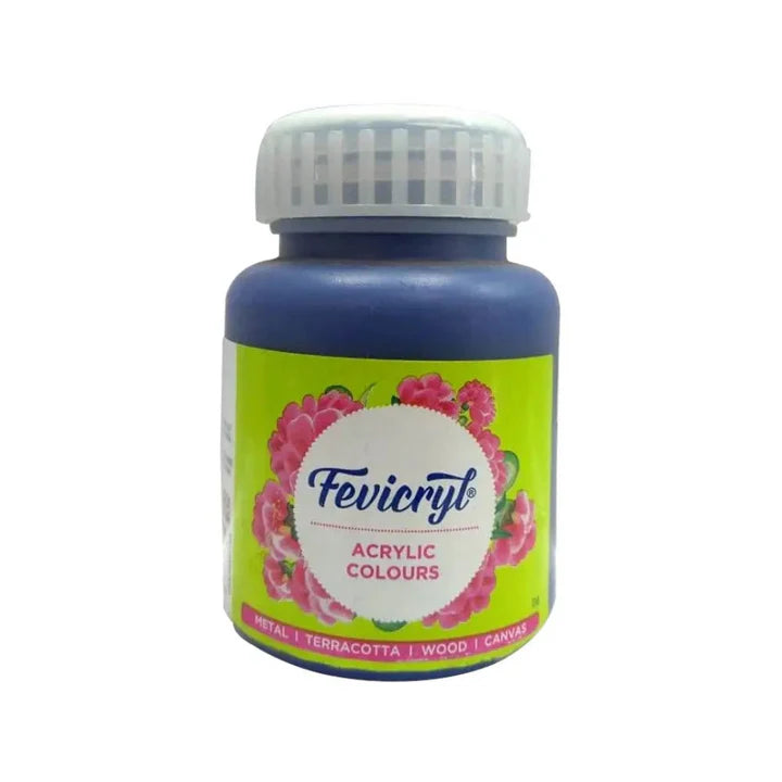 Pidilite Fevicryl Acrylic Colour 100ml Black - Retail Maharaj
