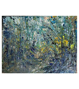 Premium Original Abstract Art – Untamed Symphony by Vikram Kumar Mukherjee (18"x12" Acrylic Palette Knife Painting)
