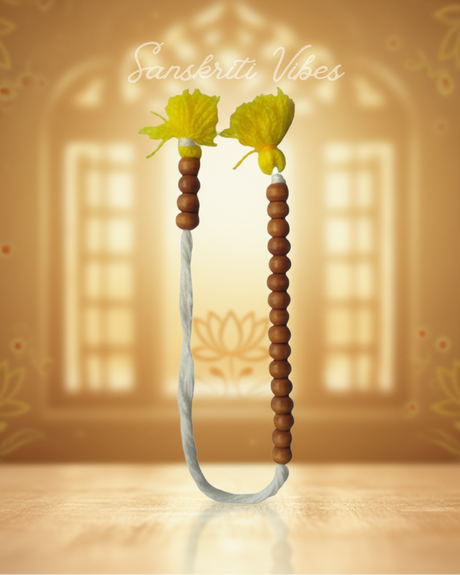 Counter Mala – 20-Bead Sakshi Mala with 7mm Wooden Beads for Japa, Meditation, and Chanting - Retail Maharaj