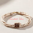 Ram Tulsi Beads Triple Layer Twisted Bracelet | Original Shyama Tulsi Mala Bracelet for Daily Wear & Spiritual Protection - Retail Maharaj
