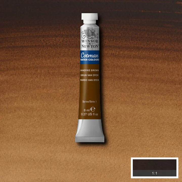 Winsor & Newton Cotman Water Colour 8ML – Lamp Black - Retail Maharaj