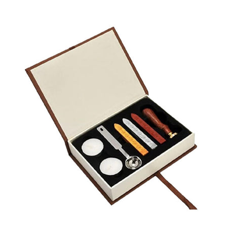 Wax Seal Stamp Kit Set of 7 for Invitations & Craft Projects - Retail Maharaj