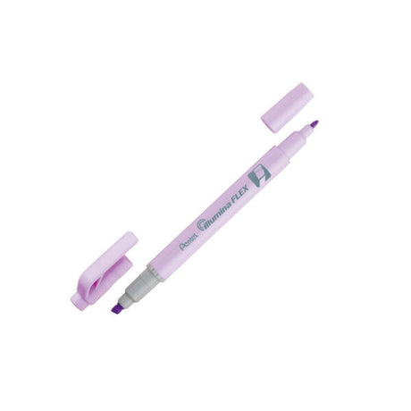 Pentel Illumina Flex Twin Tip Pastel Highlighter Dual Tip Marker - Retail Maharaj