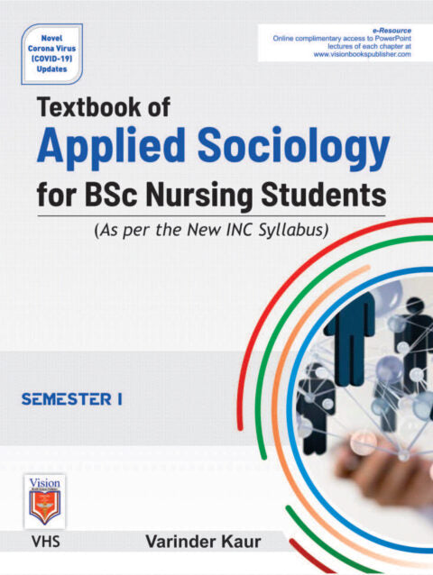 Textbook Of Applied Sociology For BSC Nursing Students Semester 1 - Retail Maharaj