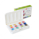 White Nights Limited Edition Watercolour Plastic Palette Full Pan Set of 12 - Retail Maharaj