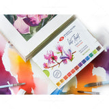 White Nights Limited Edition Watercolour Plastic Palette Full Pan Set of 12 - Retail Maharaj