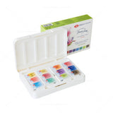 White Nights Watercolor Plastic Palette 12 Full Pans Set – Limited Edition - Retail Maharaj