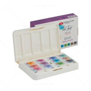 White Nights Watercolor Plastic Palette 12 Full Pans Set – Limited Edition - Retail Maharaj